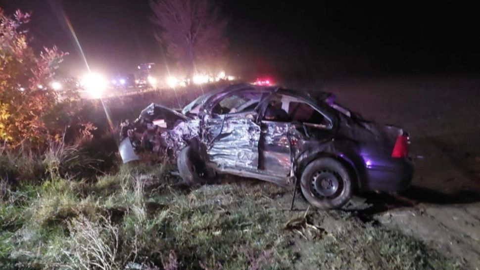 Trei autoturisme, implicate într-un accident grav, în județul Ialomița! 4 persoane rănite, printre care și un copil - PLAN ROȘU de intervenție