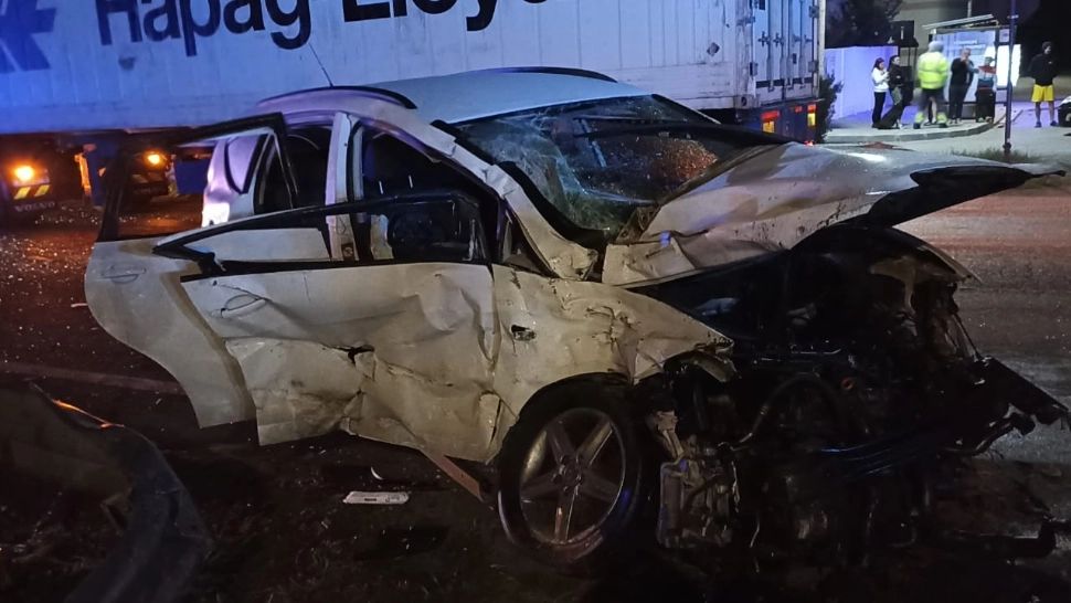 Accident grav la Agigea - Două persoane au scăpat cu viață ca prin minune