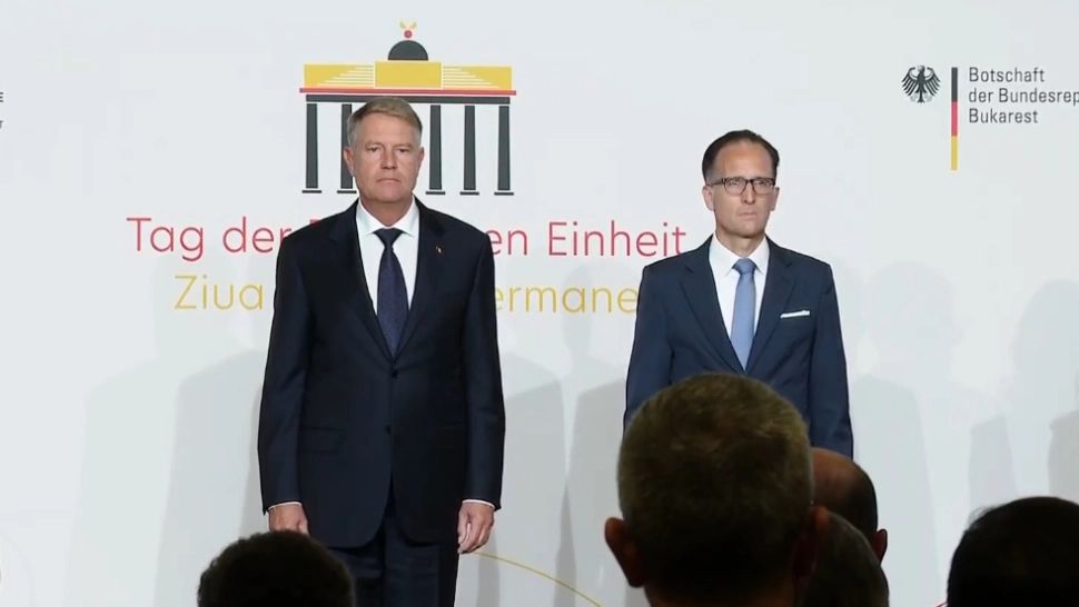 Klaus Iohannis, la Ziua Unității Germane: „Ne aflăm într-un punct de cotitură în istoria Europei”