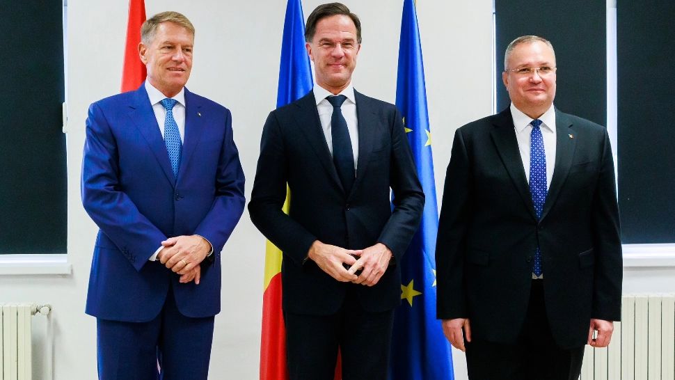 Mark Rutte în România: „Căutăm soluția optimă. Olanda nu este împotriva aderării României la Schengen”