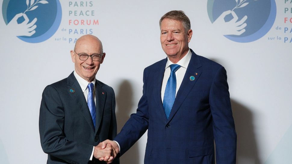 Klaus Iohannis, la Forumul pentru Pace: „Invazia rusă din Ucraina a acţionat ca un accelerator al unui proces distructiv”