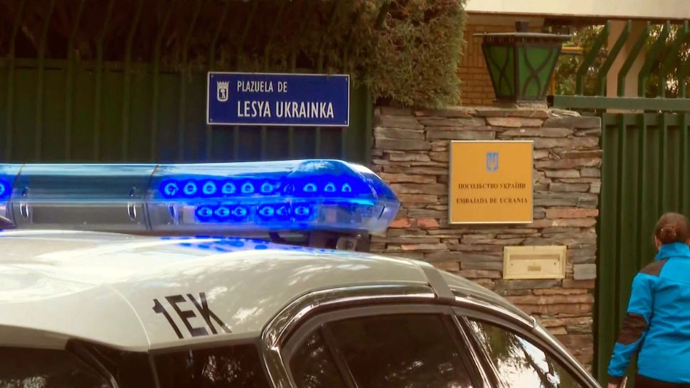 EXPLOZIE la Ambasada Ucrainei din Madrid - Spania a activat planul antiterorism - Unde a fost plasată BOMBA