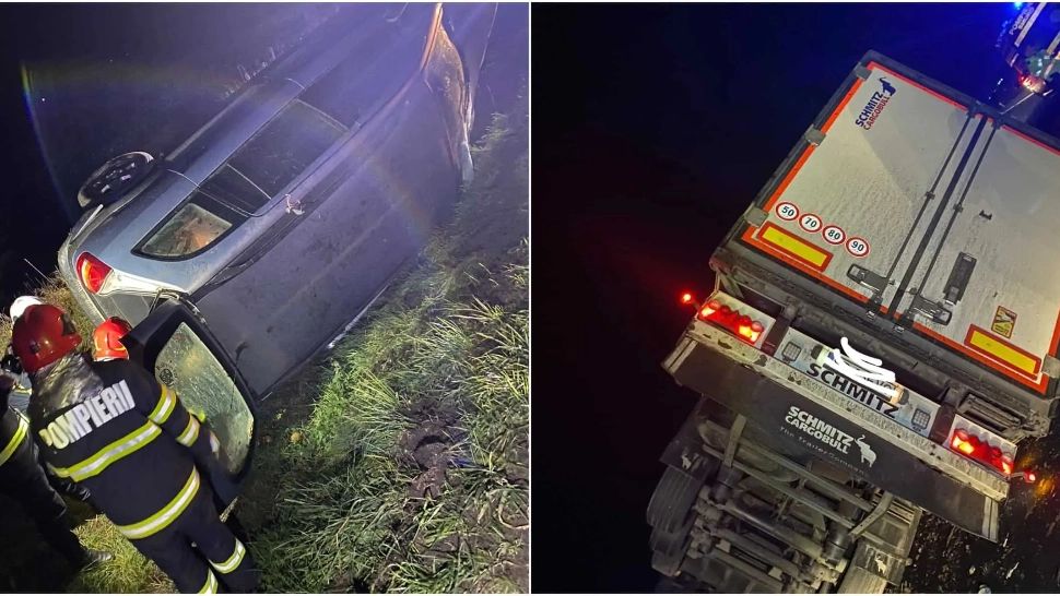 O nouă serie NEAGRĂ de accidente pe șoselele din România - Două persoane au murit, un TIR s-a răsturnat, un tânăr șofer a adormit la volan