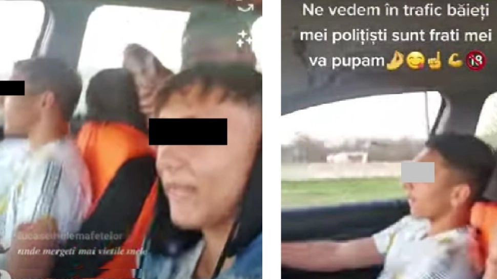 Minor din Vâlcea, provocare pe TikTok pentru polițiști: Ne vedem în trafic, băieți! - VIDEO
