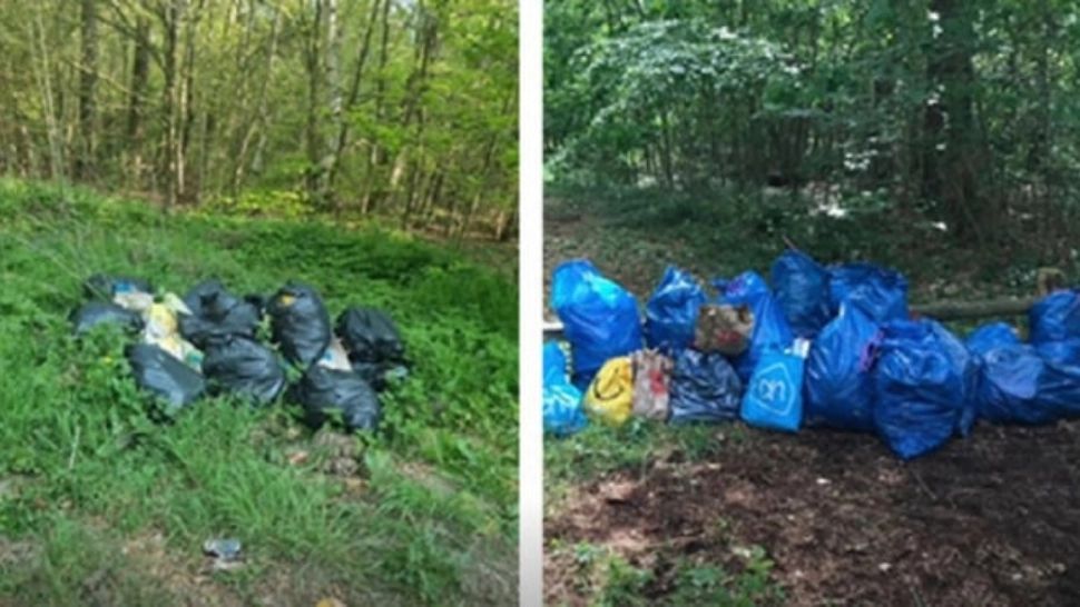 Mirosea groaznic și era plin de gunoi. Scene șocante cu muncitori români