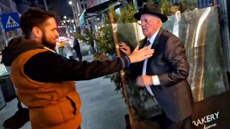 Scandal uriaș între Dumitru Dragomir și Marian „Ceaușescu”. Scene ireale în centrul Capitalei. Primele declarații- VIDEO