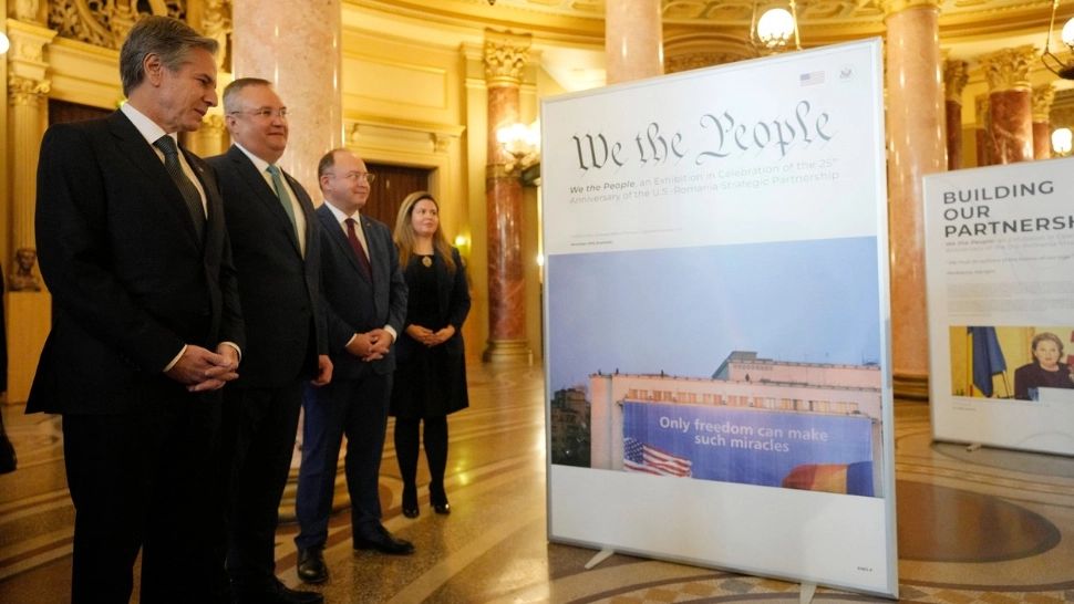 Șeful diplomației americane, Anthony Blinken, mesaj de forță de la București: Marea Neagră, componentă critică a apărării NATO