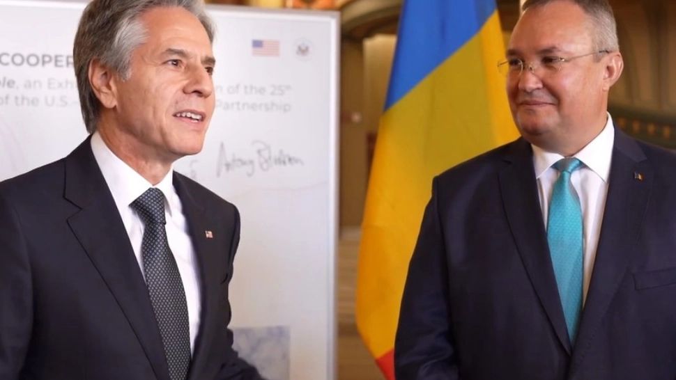 Nicolae Ciucă, la întâlnirea cu Antony Blinken: "Parteneriatul strategic dintre SUA și România a atins cel mai înalt nivel în istoria sa de un sfert de secol"