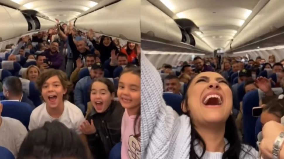 Andra, show în avion, împreună cu pasagerii! Imaginile au devenit virale: ”Cel mai cool zbor” - VIDEO