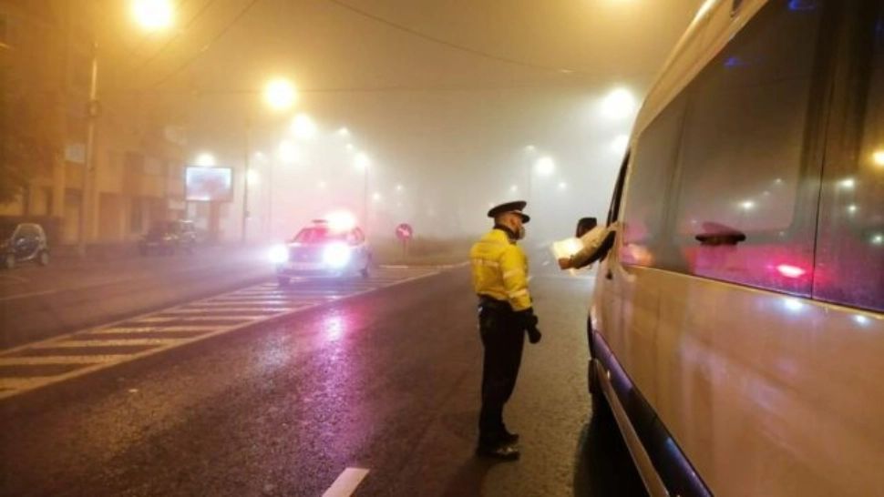 Șofer prins drogat la volanul unui microbuz, în Sibiu