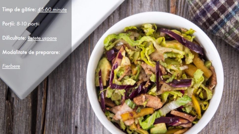 Salata antidot pentru perioada de după sărbători. Nu trebuie sa lipsească de pe nicio masa, în ianuarie