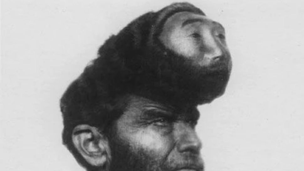 Omul cu 2 capete, unul peste altul. Mexicanul care a îngrozit o lume întreagă - FOTO