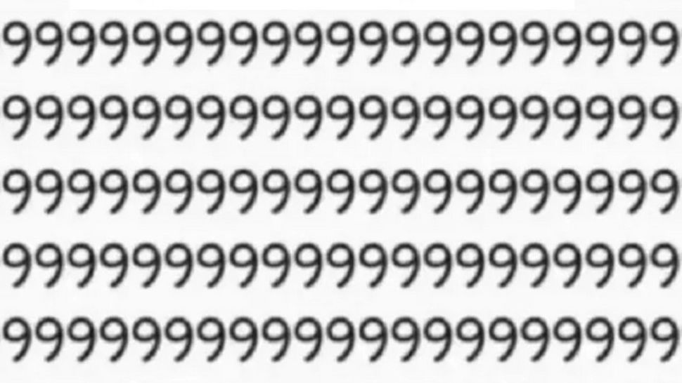 Testul de atenție pe care numai geniile îl trec: găsește cifra 8 în doar 8 secunde! 