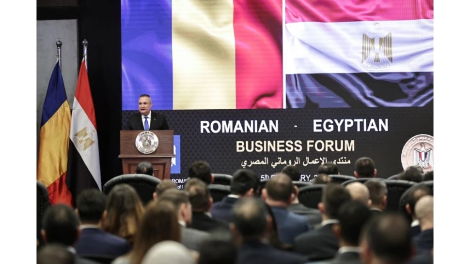 Ciucă, în Egipt: "România și-a consolidat economia". Ce spune premierul despre extinderea cooperării economice pe coridoarele de transport maritim