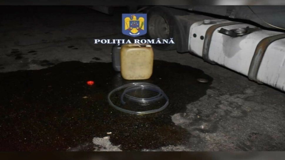 Prins în flagrant în timp ce fura combustibil din camioane, cu furtunul. Își ascundea apoi prada în pădure