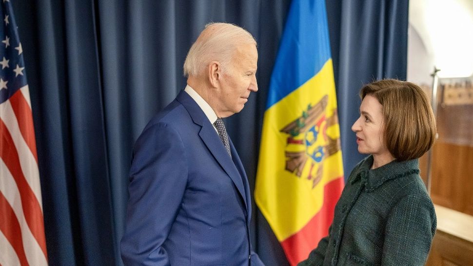 Maia Sandu, apariție spectaculoasă alături de Joe Biden. Gestul surprinzător făcut de liderul american - GALERIE FOTO
