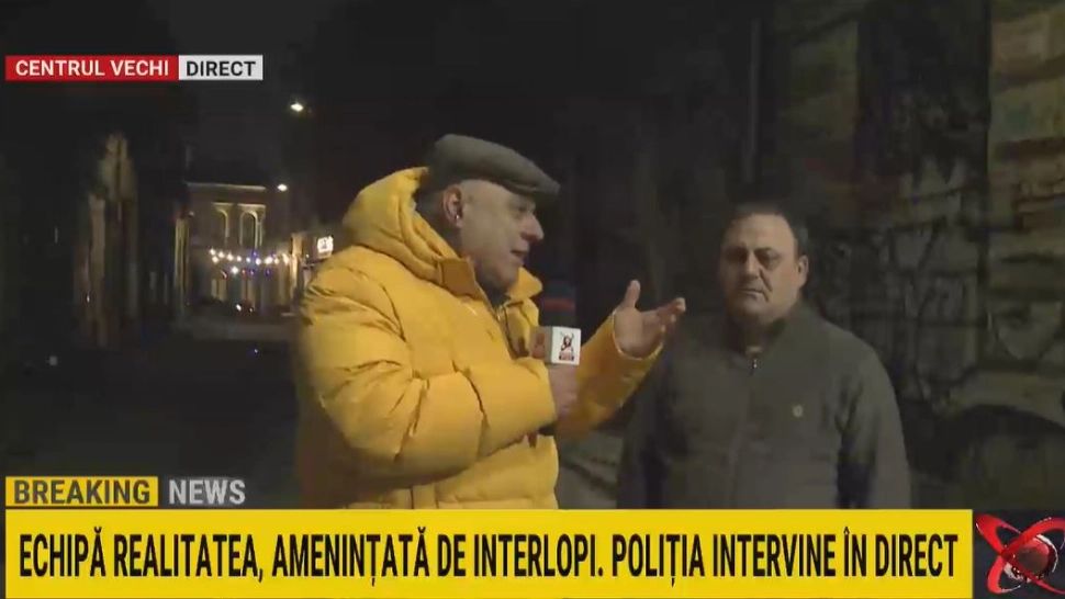 Situație halucinantă în Centrul Vechi al Capitalei - Intervenție a Poliției după o sesizare a echipei Realitatea PLUS (VIDEO)