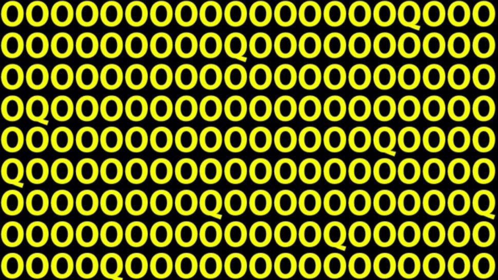 Numai oamenii cu un IQ ridicat trec acest test: câte litere Q vezi în imagine?