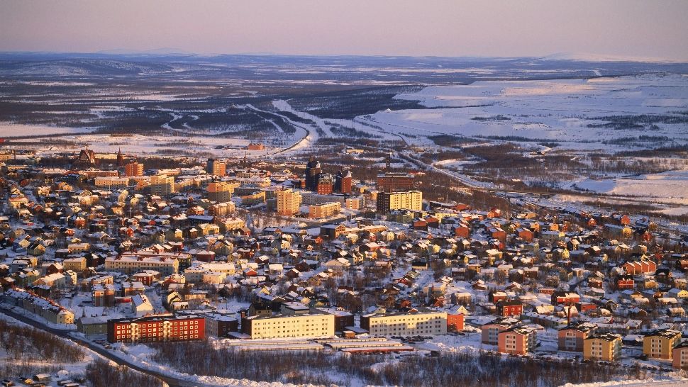 Orașul Kiruna - prosperitatea nordică pentru cei suficient de curajoşi să locuiască în zona arctică suedeză (VIDEO)