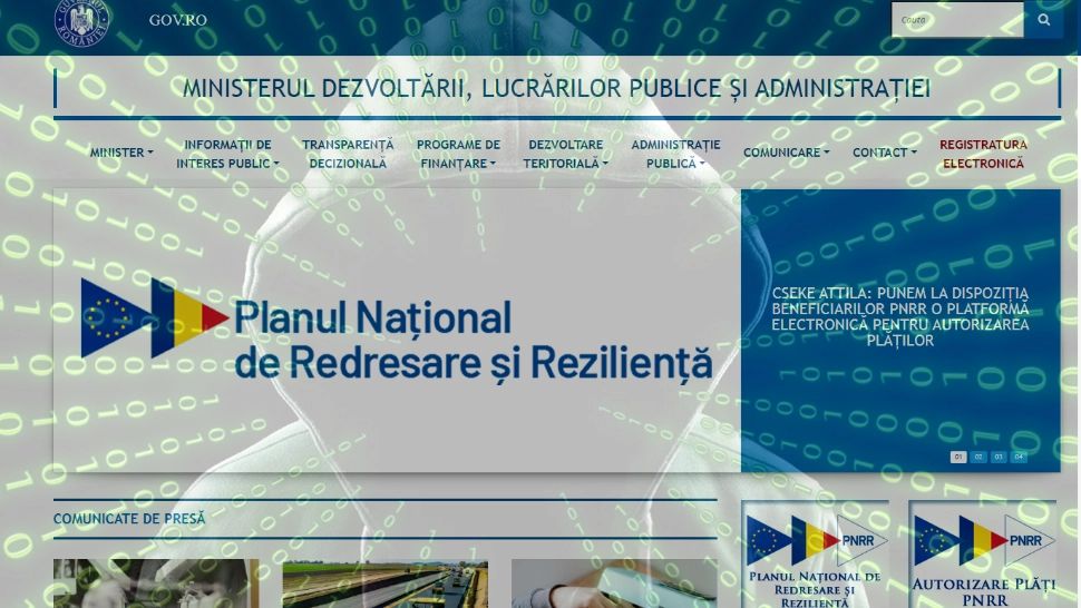 Ministerul Dezvoltării, reacție după ce hackerii au spart site-ul instituției. Ce trebuie să știe românii