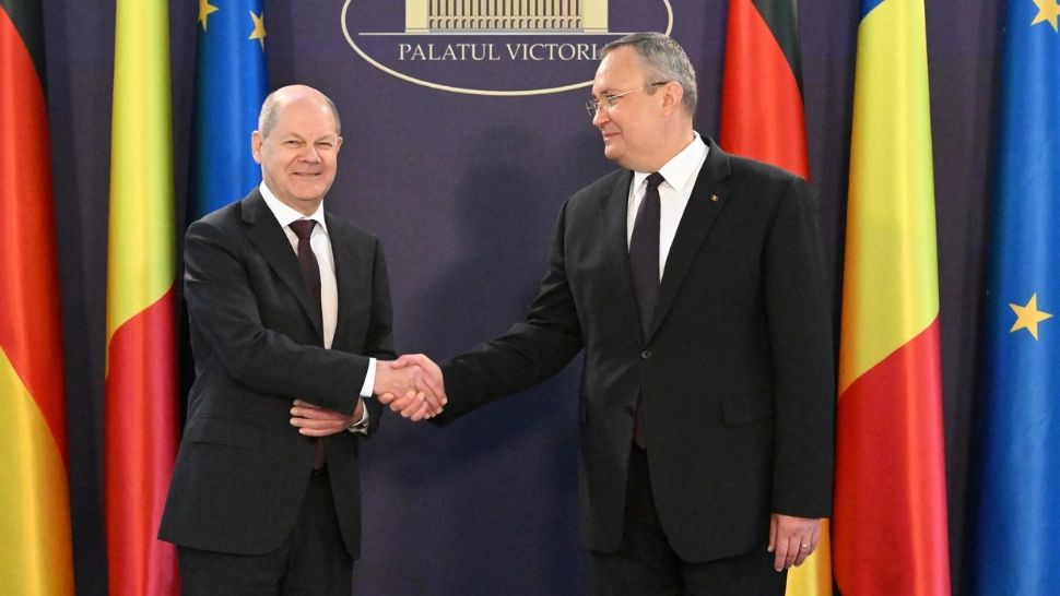 Nicolae Ciucă a avut o întrevedere cu cancelarul Germaniei, Olaf Scholz. Despre ce au vorbit cei doi oficiali