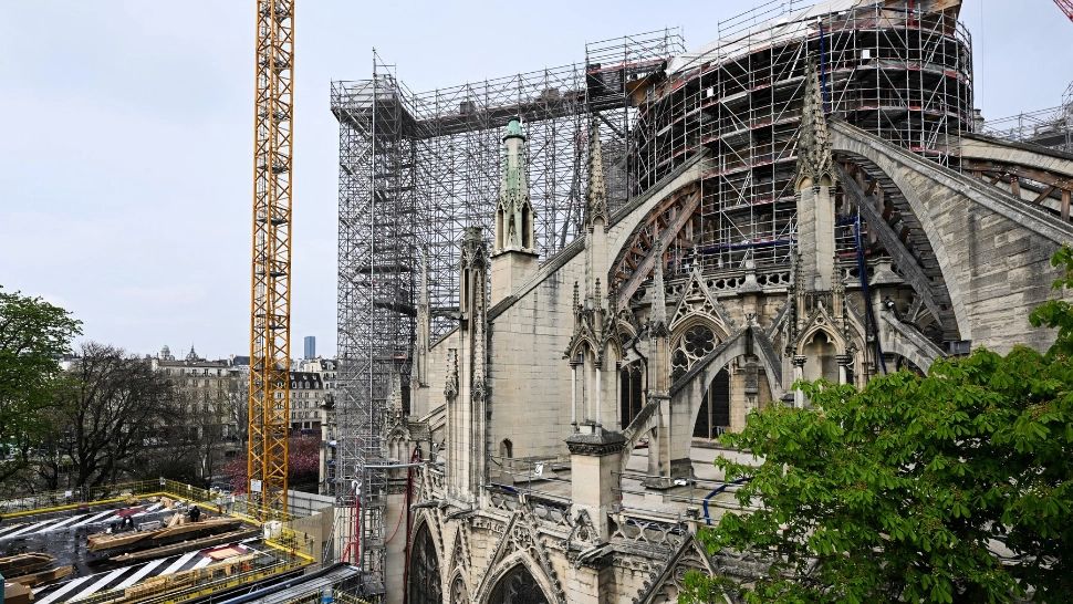 Caterdrala de la Notre Dame, restaurată până la ultimul detaliu. FOTO cu stadiul lucrărilor