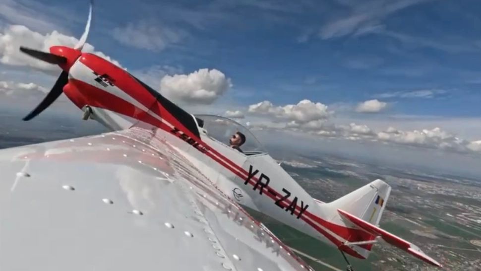 Imagini spectaculoase: Bucuria primului zbor