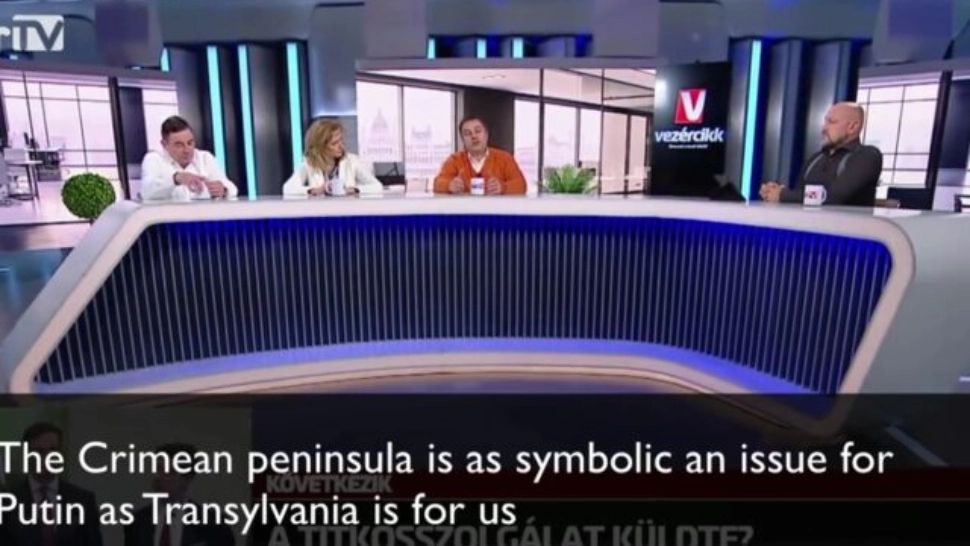 Discurs halucinant la o televiziune de propagandă din Ungaria: Transilvania e pentru maghiari cum e Crimeea pentru Putin