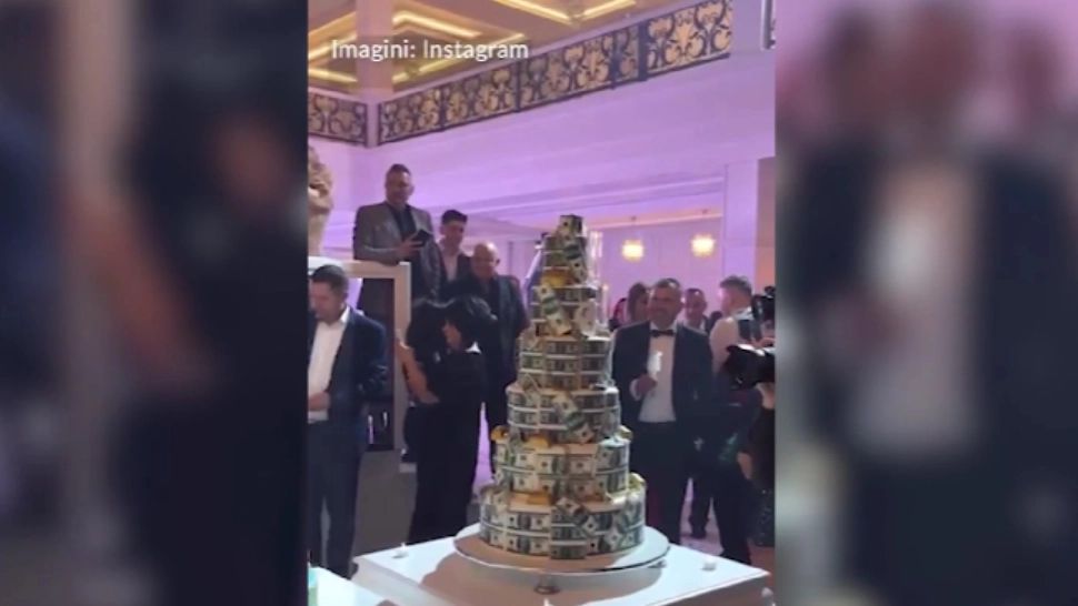 Lux și opulență la nunta unui controversat baron de Oradea. Mireasa, adusă cu elicopterul iar o sticlă de șampanie a costat 10.000 euro