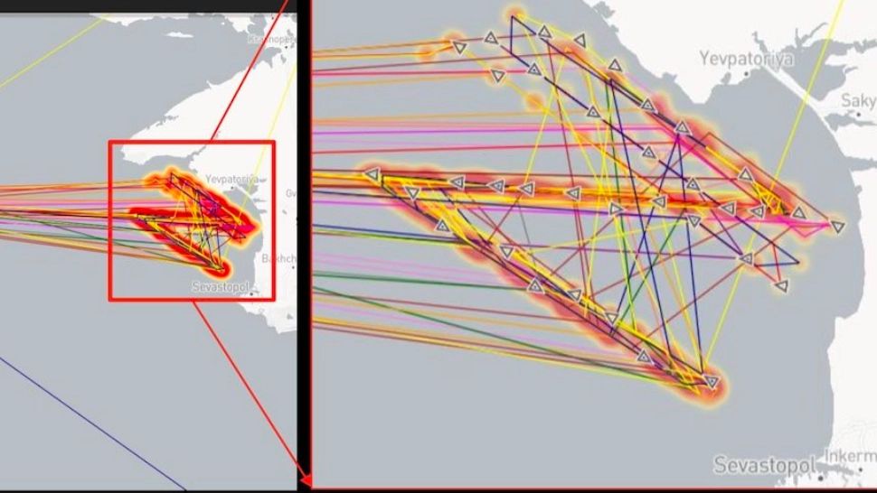 Hackerii ruși s-au „distrat” cu sistemul internațional de geolocație maritimă. Trucul folosit ca navele de pe radar să apară în formă de „Z”