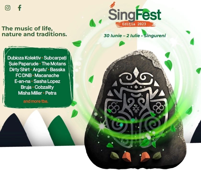 SingFest 2023 - line-up eclectic, într-un colț de natură plin de istorie. Muzica se întoarce în natură, la Singureni - VIDEO