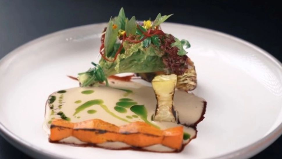 Ce au mâncat liderii UE la summitul din R. Moldova: Sărmăluțe-croissant pentru Macron, „Coloana Infinitului” din morcovi și țelină - VIDEO