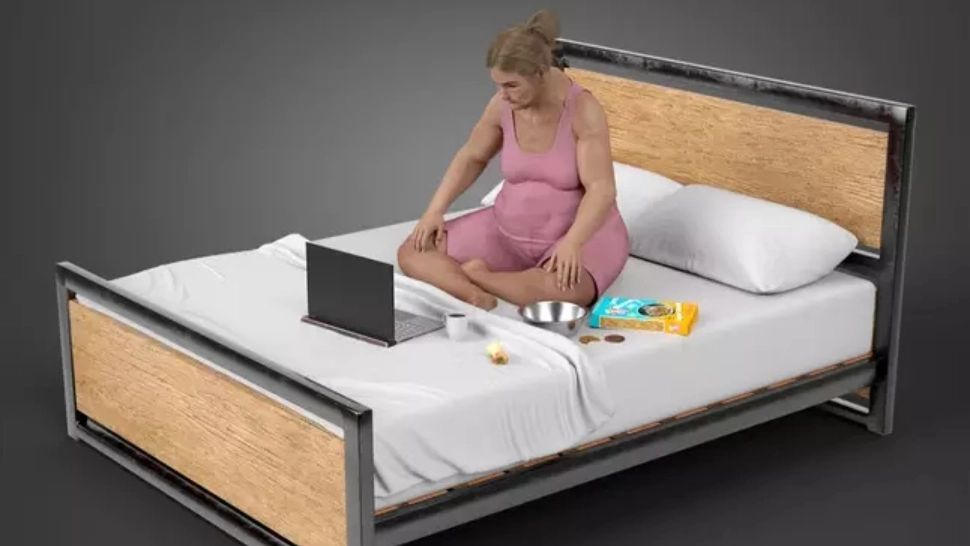 Cocoșați, obezi și cu ochii înroșiți! Studiul care ne avertizează cum riscă să arate în anul 2100 cei care lucrează de acasă  