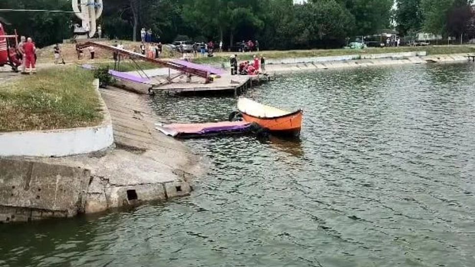 Tragedie pe Lacul Costinești. Un pescar căzut în apă, declarat mort după ce a fost scos de SMURD - VIDEO