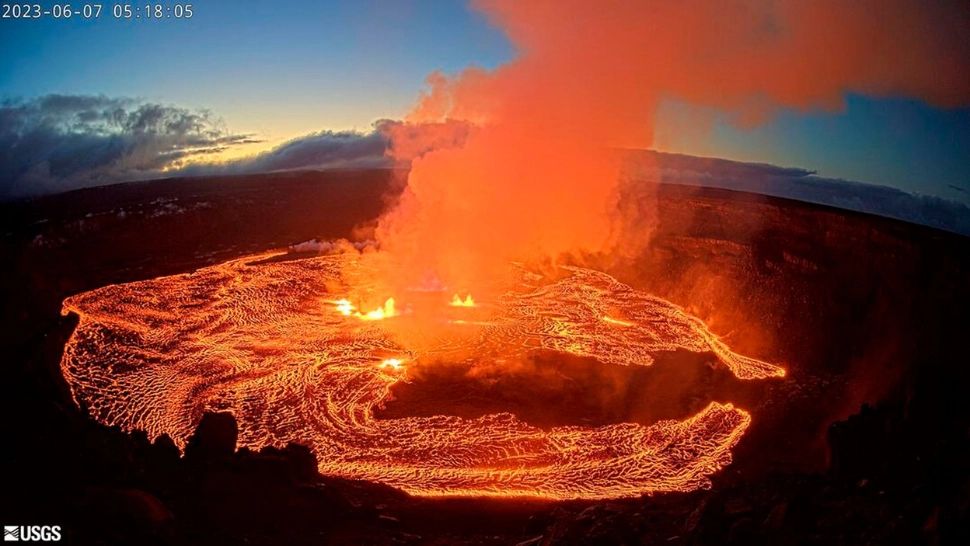 Vulcanul Kilauea din Hawaii a erupt din nou! Imagini uluitoare cu lava vulcanică - FOTO&VIDEO