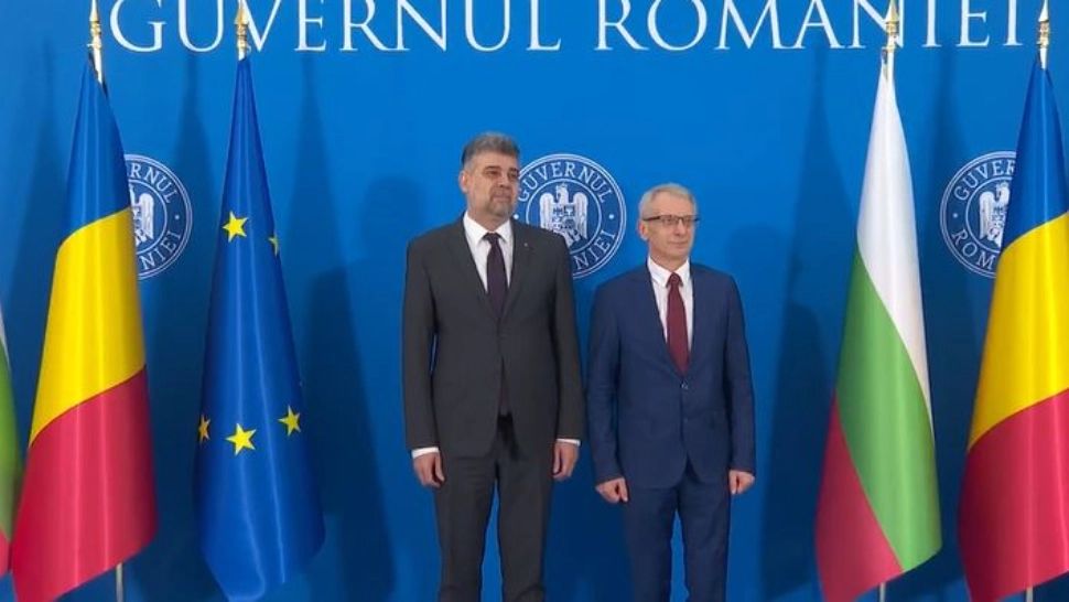 Premierul Marcel Ciolacu, întâlnire importantă la Palatul Victoria cu premierul Bulgariei - VIDEO