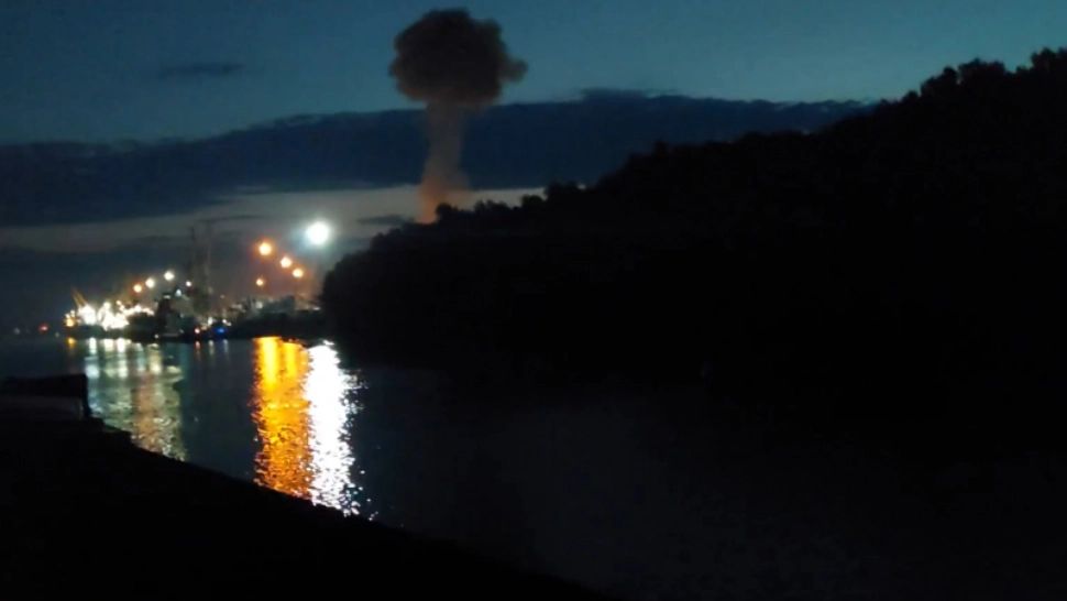 6 nave românești au traversat Dunărea de urgență, după atacul cu drone din portul Reni 