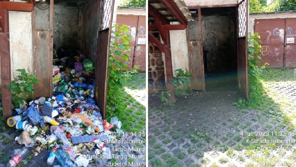 Munții de gunoi din Târgu Mureș și din împrejurimi au început să fie colectați: peste 1.400 de tone, ridicate într-o singură săptămână. VIDEO