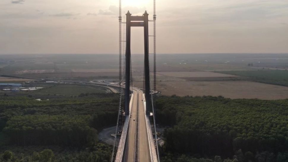 Inaugurarea podului de la Brăila -  Klaus Iohannis, Marcel Ciolacu, Nicolae Ciucă dar și Sorin Grindeanu sunt prezenți la ceremonie - VIDEO LIVE