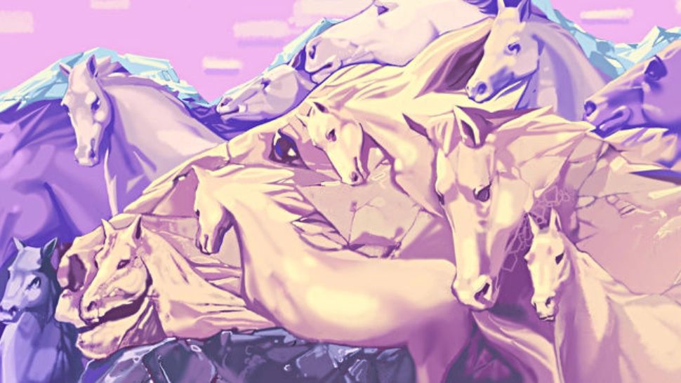 Testul perfecționismului. Câți cai vezi în imagine? Răspunsul iți va dezvălui lucruri pe care nu le știai despre tine