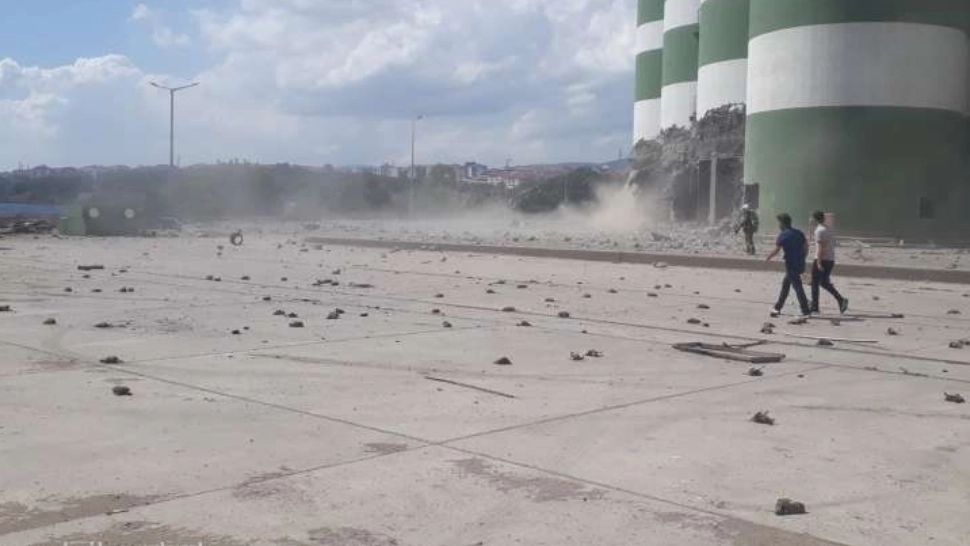 Explozie uriașă în Turcia, la un depozit de cereale - Cel puțin zece persoane au fost rănite