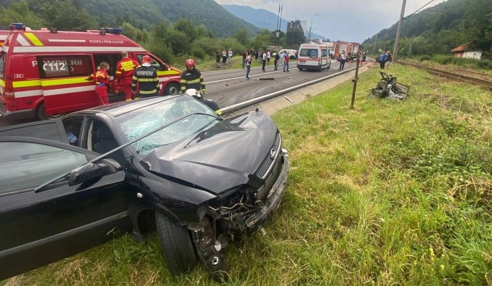 Accident pe Autostrada A3. O femeie de 62 de ani a ajuns la spital doi copii ai primit îngrijiri medicale