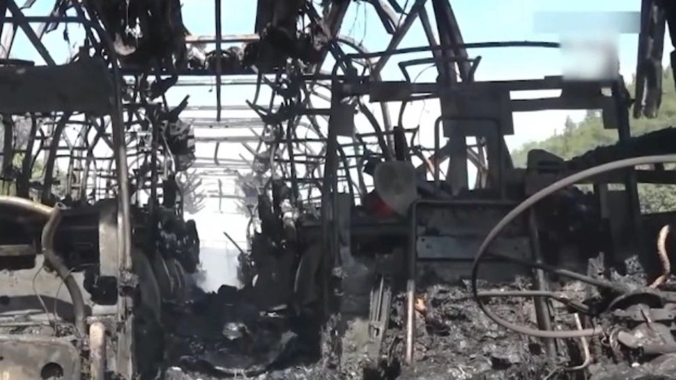 Autocar plin cu români și moldoveni, în flăcări. Incident șocant pe o șosea din Austria - FOTO