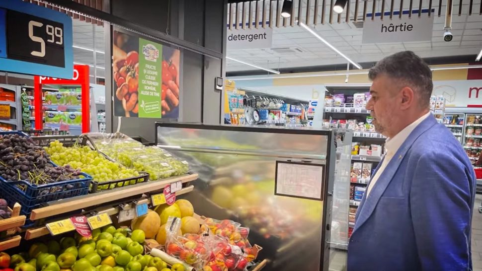 Marcel Ciolacu a ieșit la cumpărături, ca să verifice dacă magazinele au redus prețurile. Ce a constatat premierul în timpul controlului