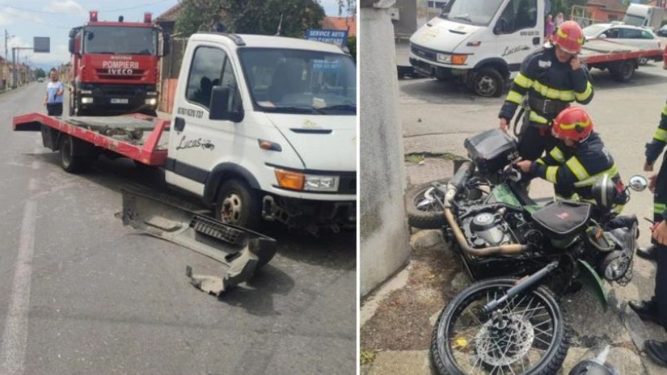 Artistul CRBL, implicat într-un accident - A fost transportat de urgență la spital după ce a intrat într-o depășire periculoasă, pe motocicletă