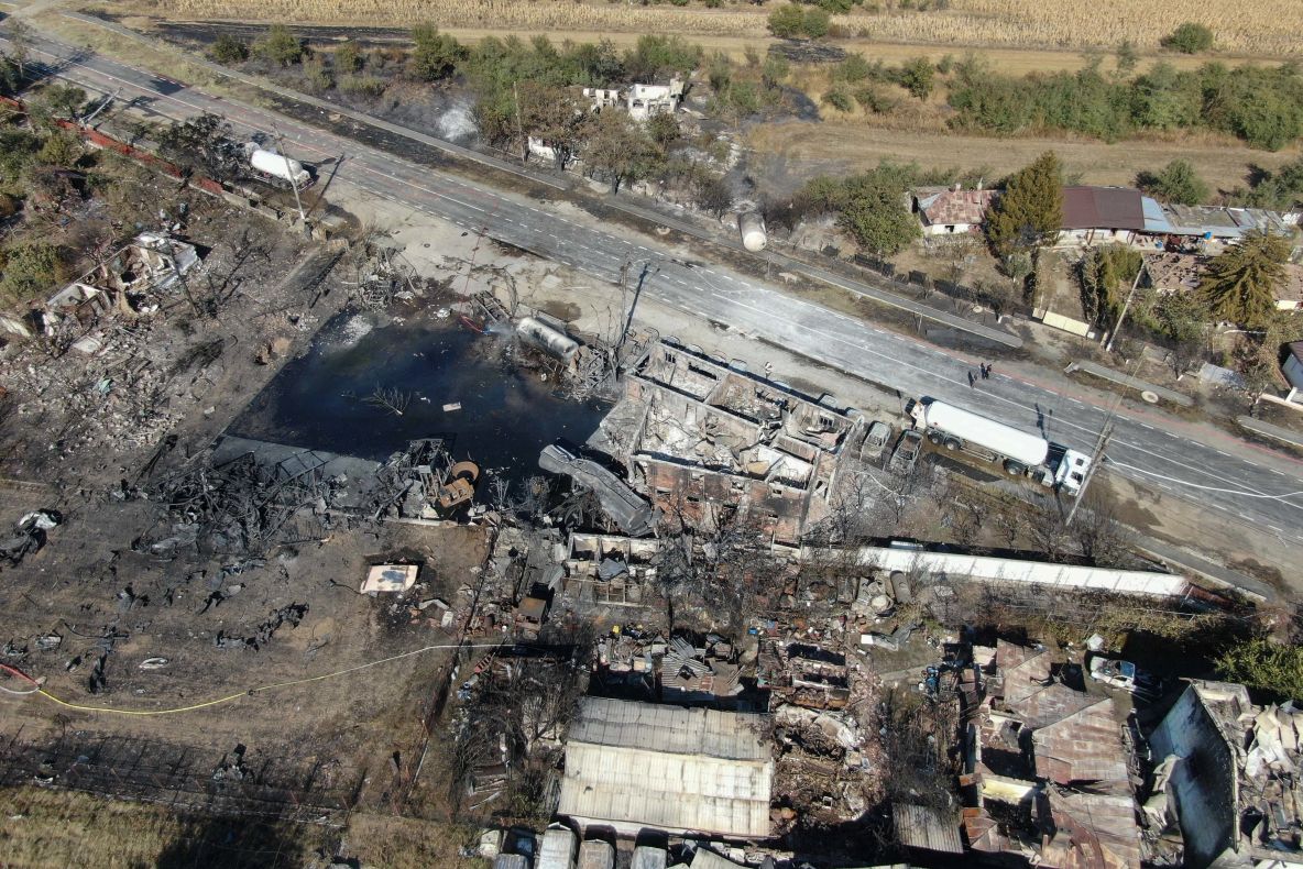 Imagini cutremurătoare, filmate de oamenii care au rămas fără locuințe după explozia de la Crevedia 