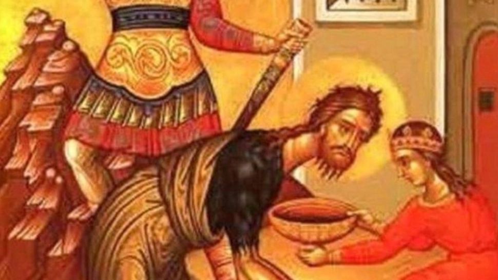 Tăierea capului Sfântului Ioan Botezătorul. Ce obiect să nu folosești sub nicio formă în această zi 