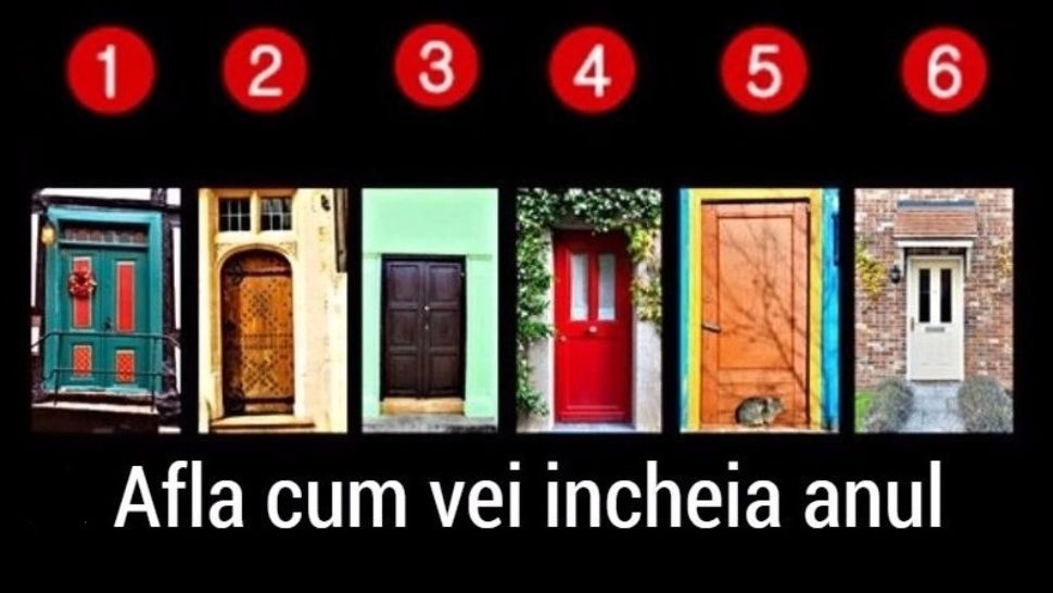 Alege o ușă și vei afla cum vei încheia anul acesta