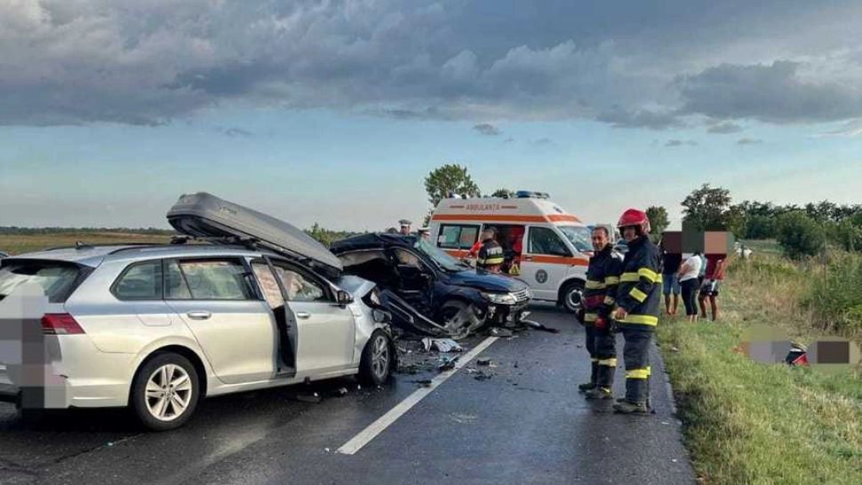Accident grav între Ialomția și Buzău - Un mort și trei răniți