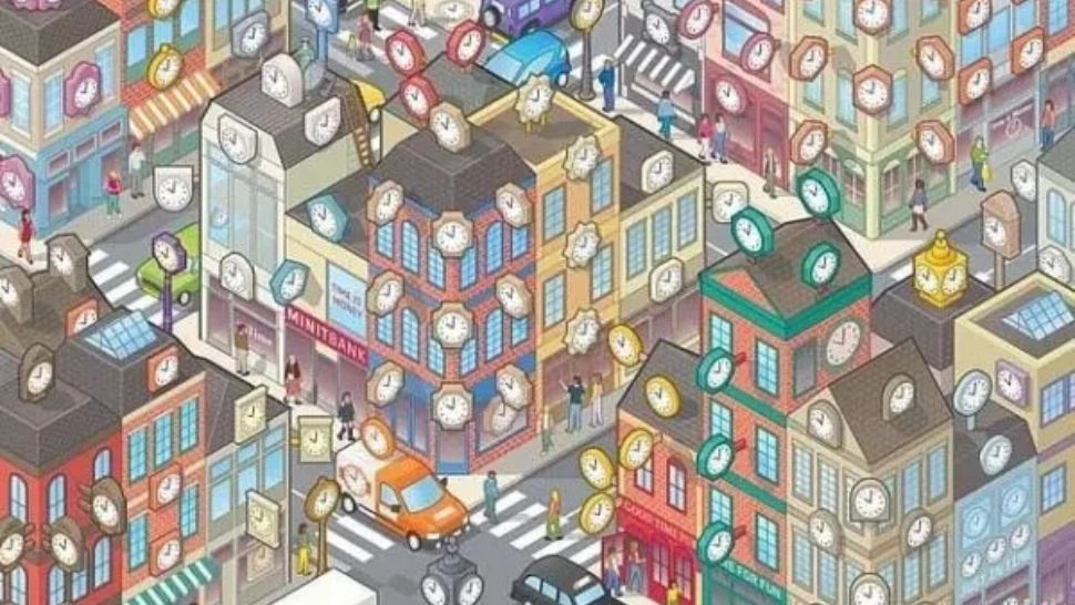 Ai mintea ascuțită? Încearcă să găsești ceasul care arată ora 9.00!